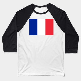 France National Flag Baseball T-Shirt